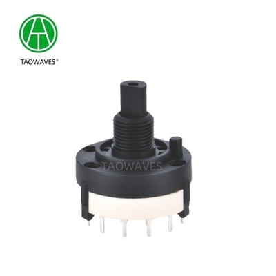 Buy Single Button 2-12 Positions RS26 Rotary Band Switch Position Switch online manufacture