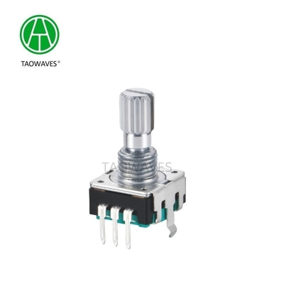 12mm Incremental Rotary Encoder With Push Button Axonia 12/24 Pulse Per 360 Degree