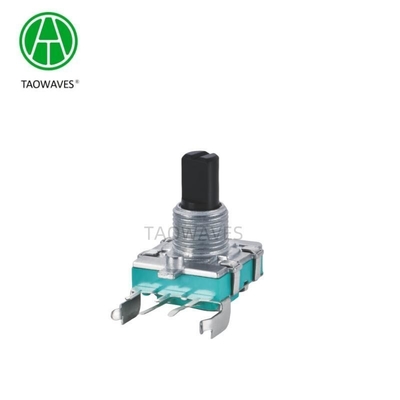 Versatile 16mm 5 Pin Rotary Encoder With Push Button Insulated Shaft