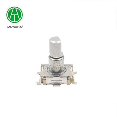 11mm SMD Incremental Encoder with Button Switch D-Shaft 15 PPR Contact Brush Type Operating System