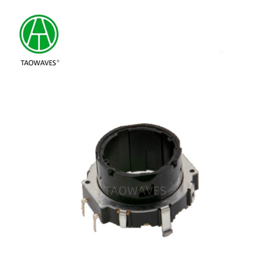 Customizable Miniature Rotary Encoder with Dual Outputs and Push Button Desig