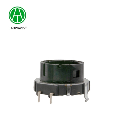 Compact Dual Shaft Encoder 28mm Size Featuring Incremental Working Principle and Push Button Control